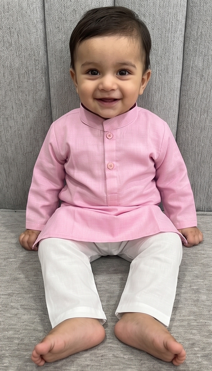 KPK2009 Light Pink Kurta Pyjama Set