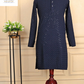 KPD5034 Plus Size Lucknowi Navy Blue Chikankari Kurta Pyjama For Men