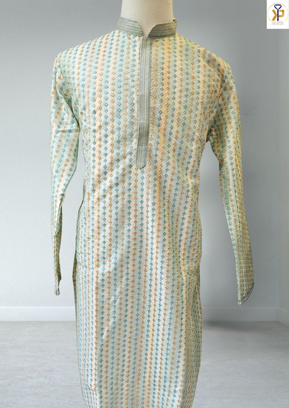 multi color kurta pyjama set