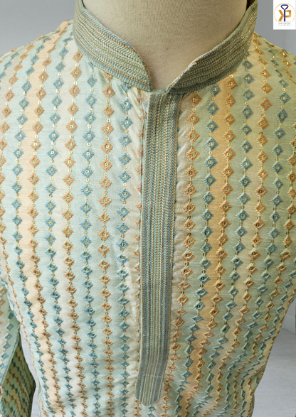 multi color kurta set