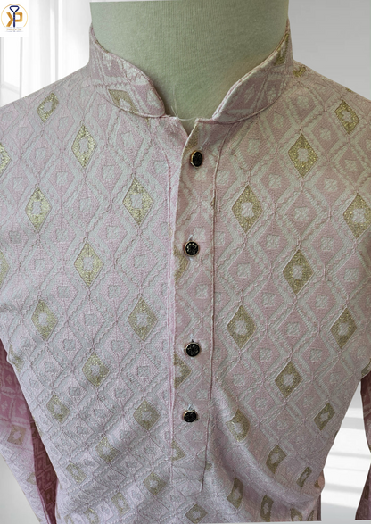 dark pink kurta pyjama