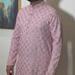 pink kurta pyjama for men