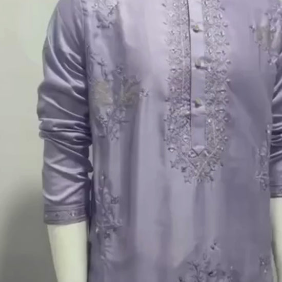 soft_lavender_thread_sequin_work_kurta_pyjama