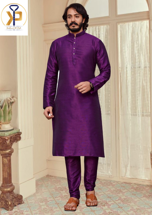 purple kurta pyjama