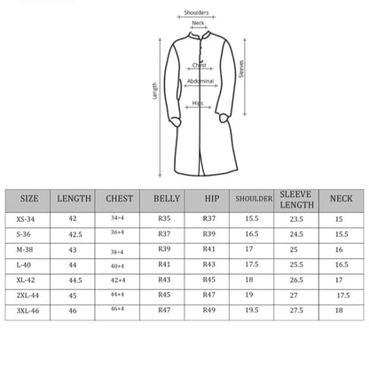 size chart - Kurtapyjama.ca